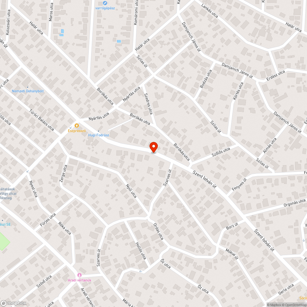 Kiégett lámpa bejelentés helye