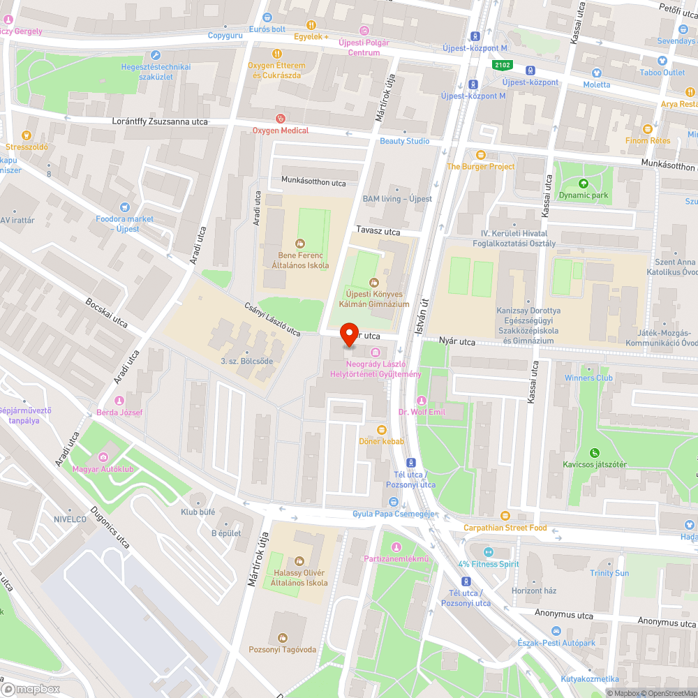 Szétment telefonfülke bejelentés helye