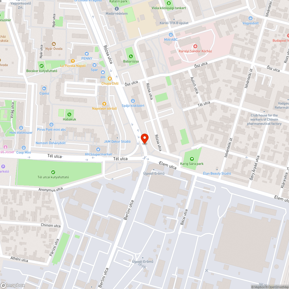 Rozsdás, megdőlt utcanévtáblák bejelentés helye