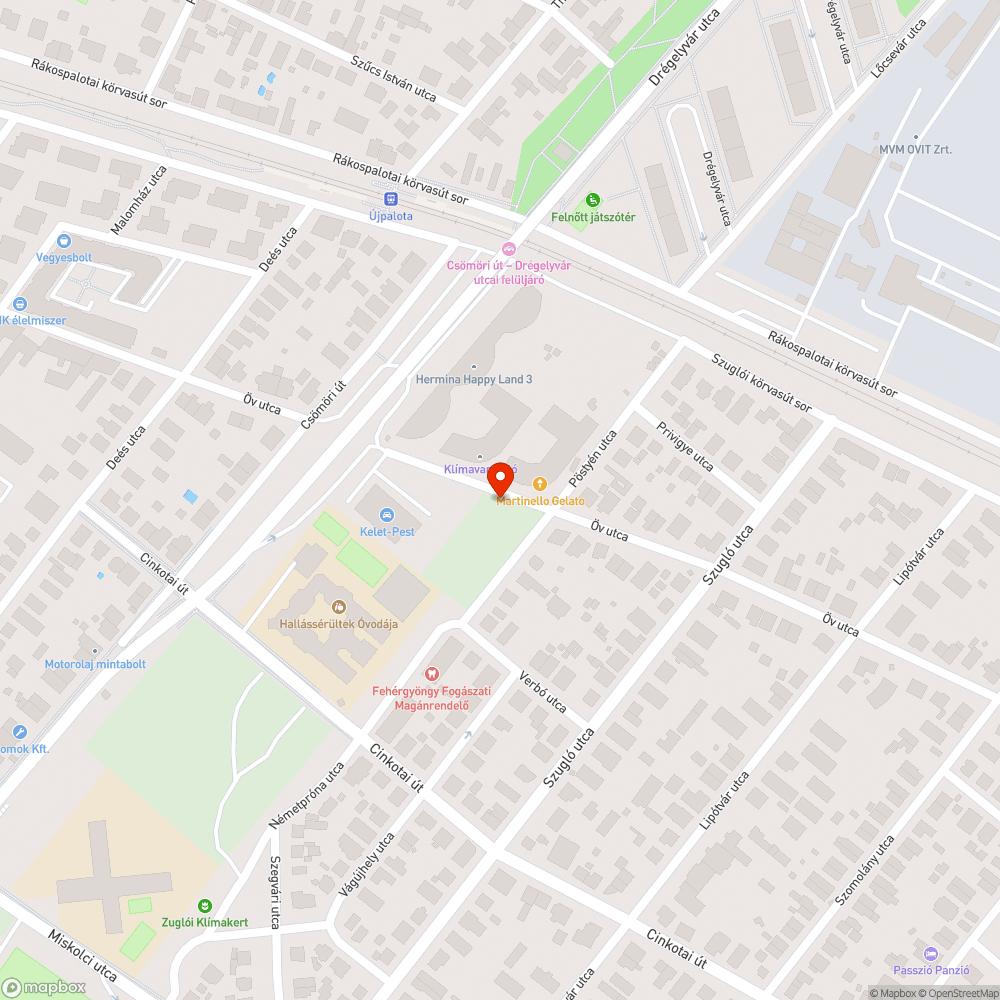 Botrányos állapotú járda bejelentés helye