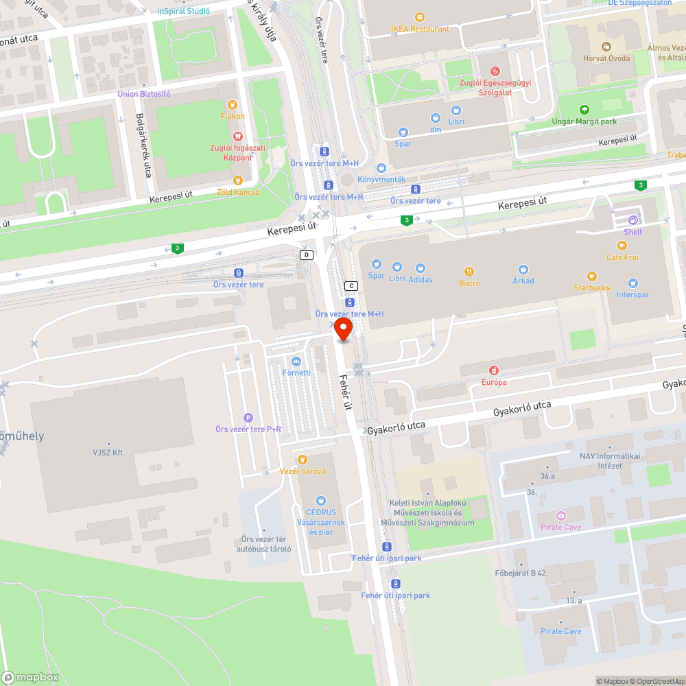 Nagyra nőtt gaz és bálványfák bejelentés helye