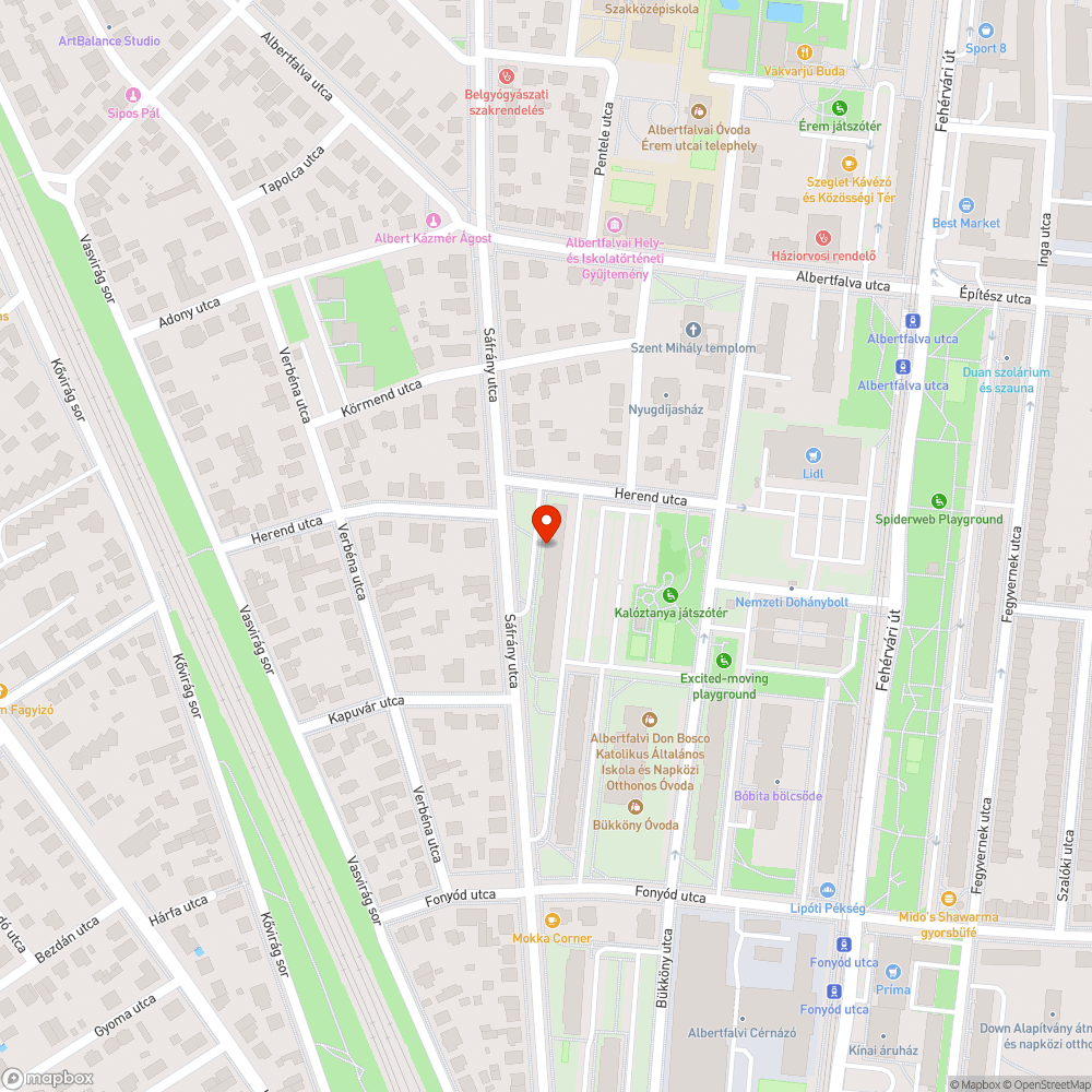 Zöldterület szépítése bejelentés helye