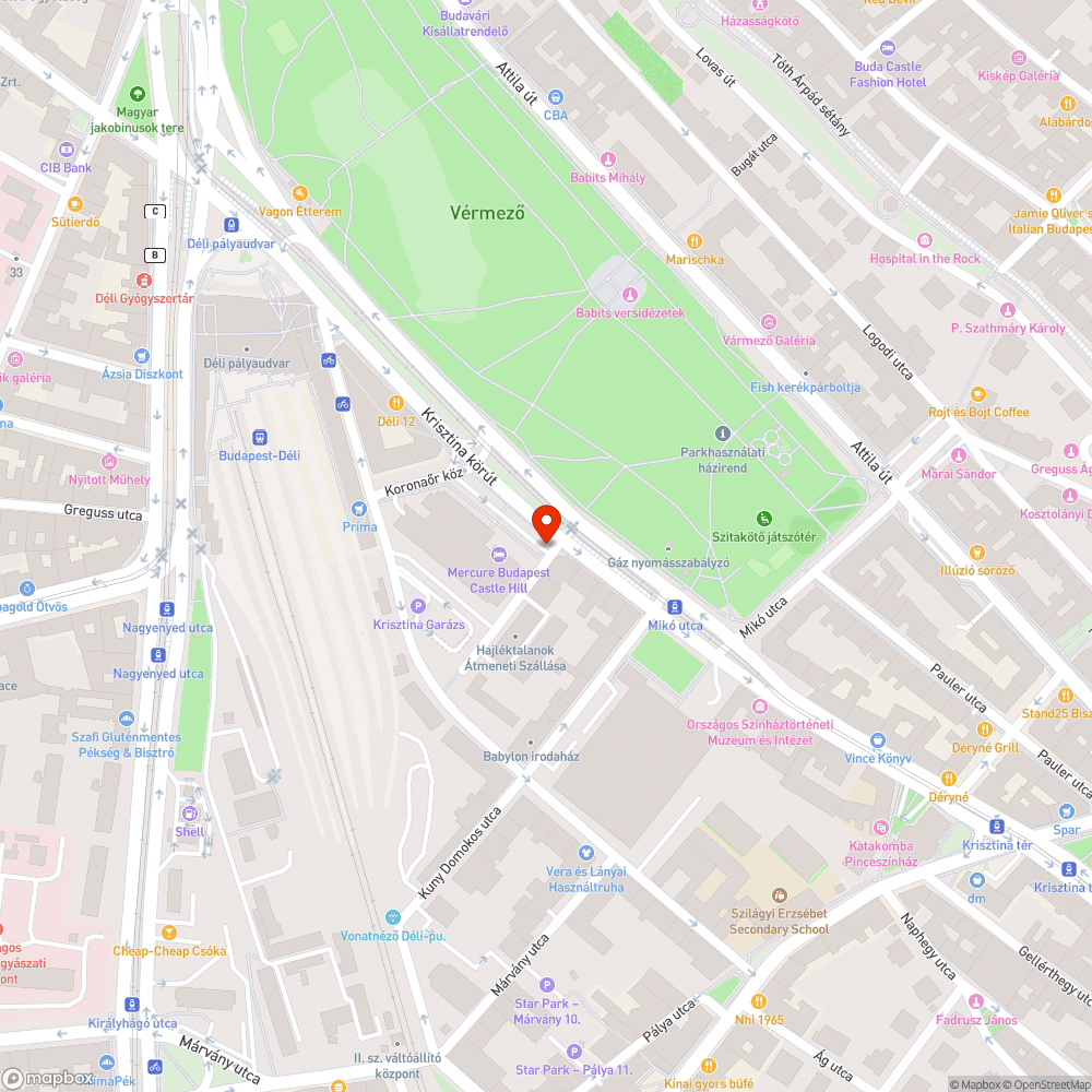 Behajtani tilos zsákutca bejelentés helye