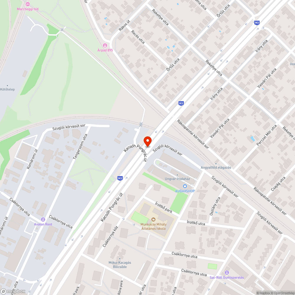 Illegális szemétlerakó bejelentés helye