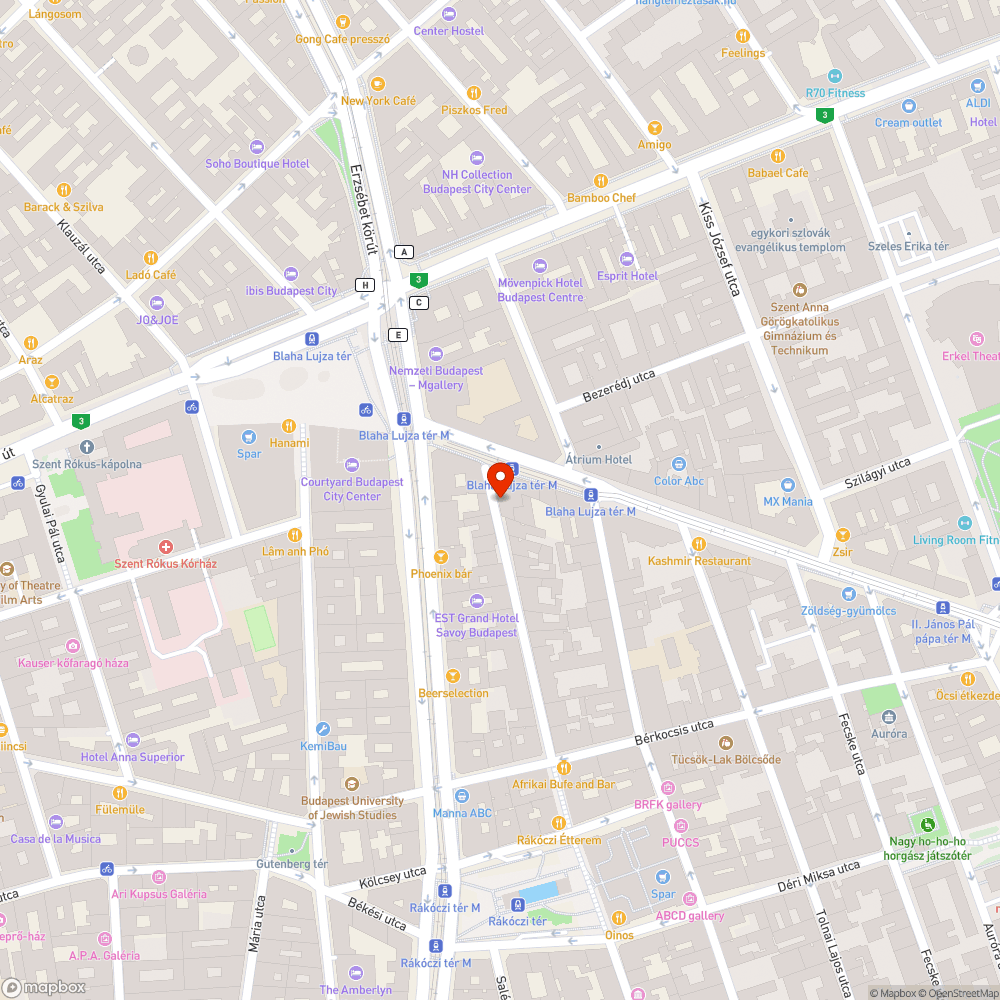 Szemét az utcán bejelentés helye