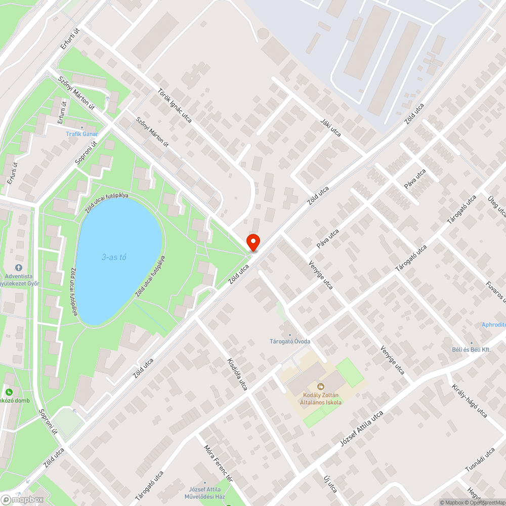 STCP felírat a STOP helyett az úton bejelentés helye