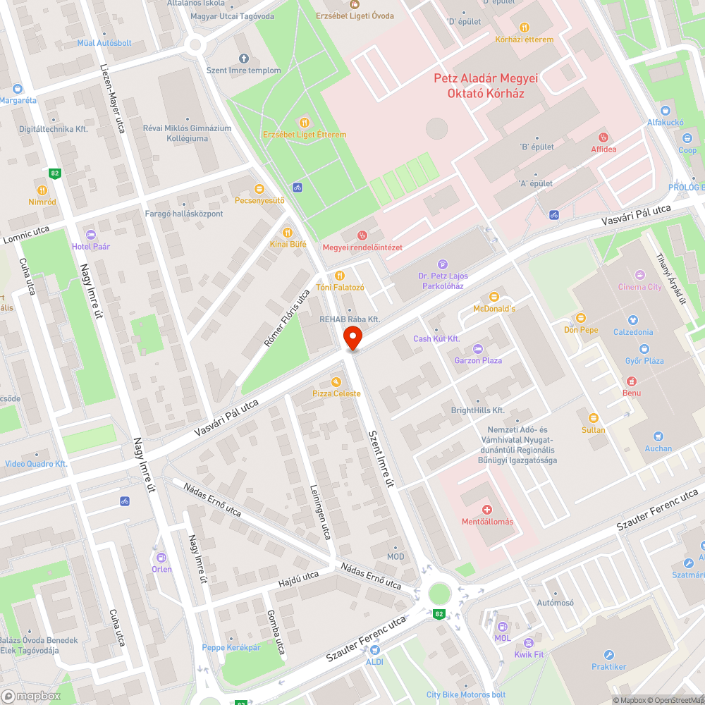 Elhagyatott biciklizár bejelentés helye