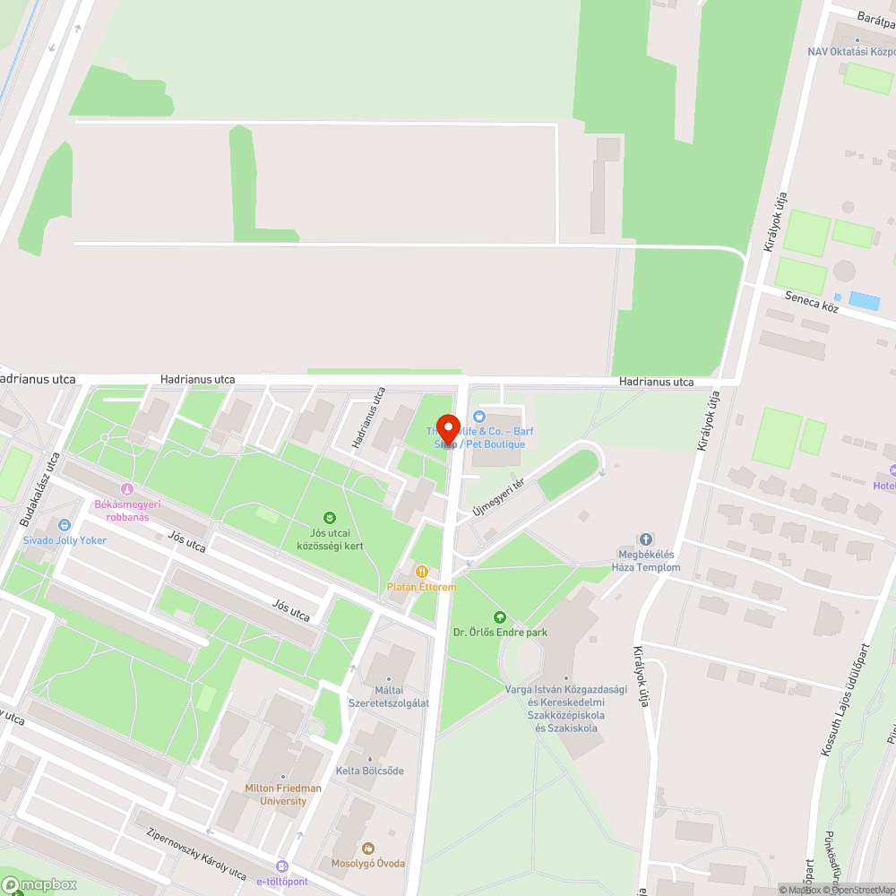 Galamb tetem bejelentés helye