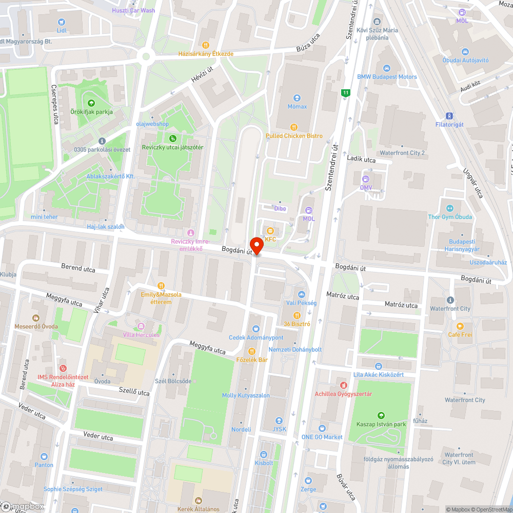 Megdőlt pollerek bejelentés helye