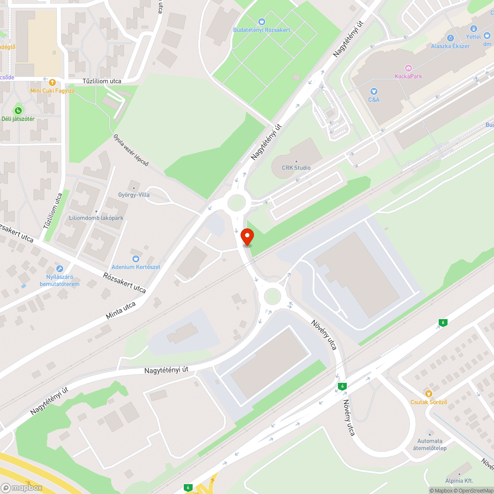 Kerékpárútra ránőtt növényzet bejelentés helye