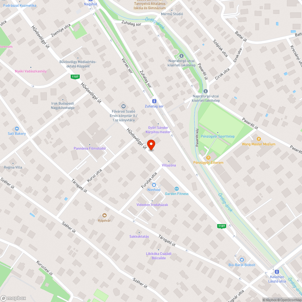 Hűvösvölgyi úti forgalom bejelentés helye