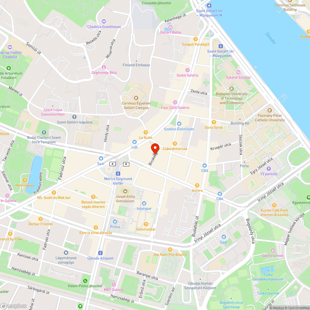 Elhagyott jármű bejelentés helye