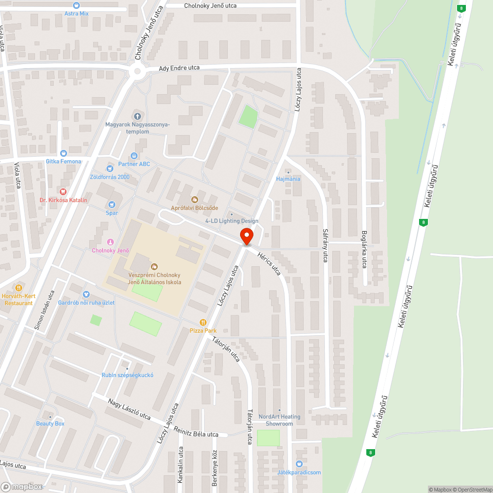 Növényzet által eltakart tábla bejelentés helye