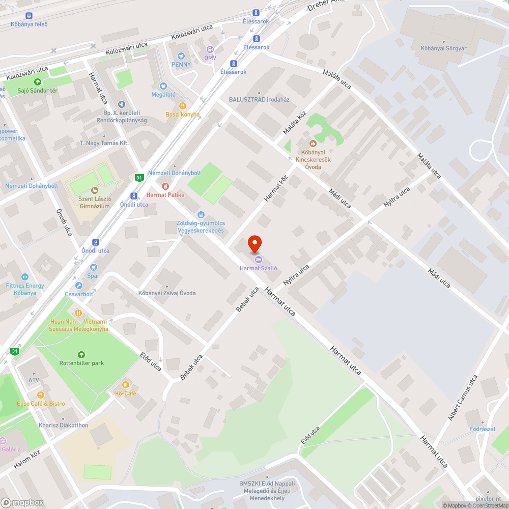 Kettő darab megsülyedt pad maradvány bejelentés helye