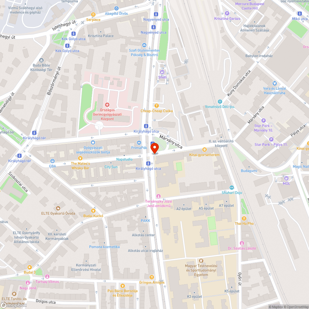 Rongált szekrények bejelentés helye