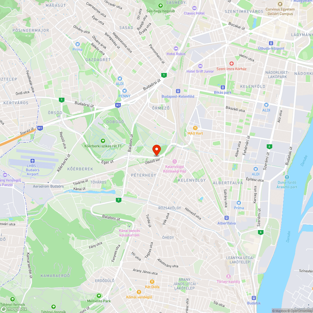 Egérúti kerékpárút – életveszély bejelentés helye