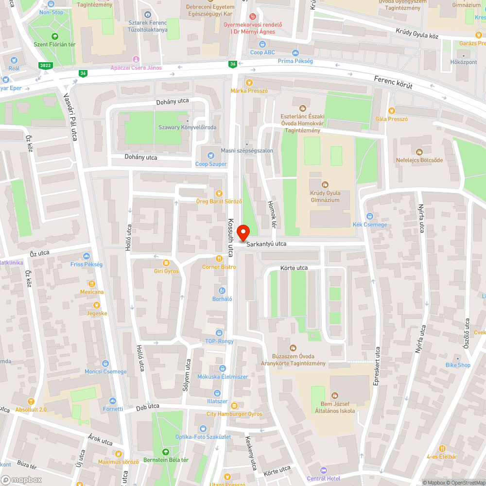 Rossz helyen lévő vonal bejelentés helye