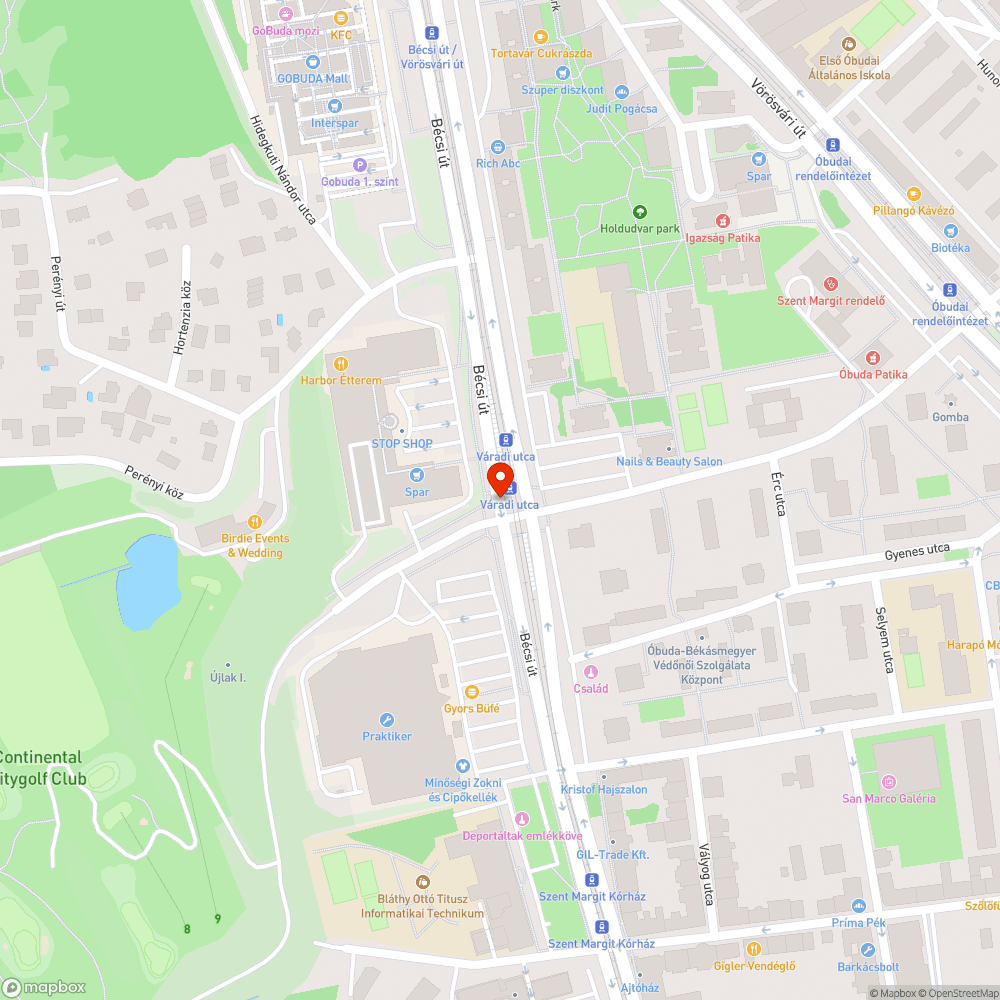 Földes, szemetes járda bejelentés helye