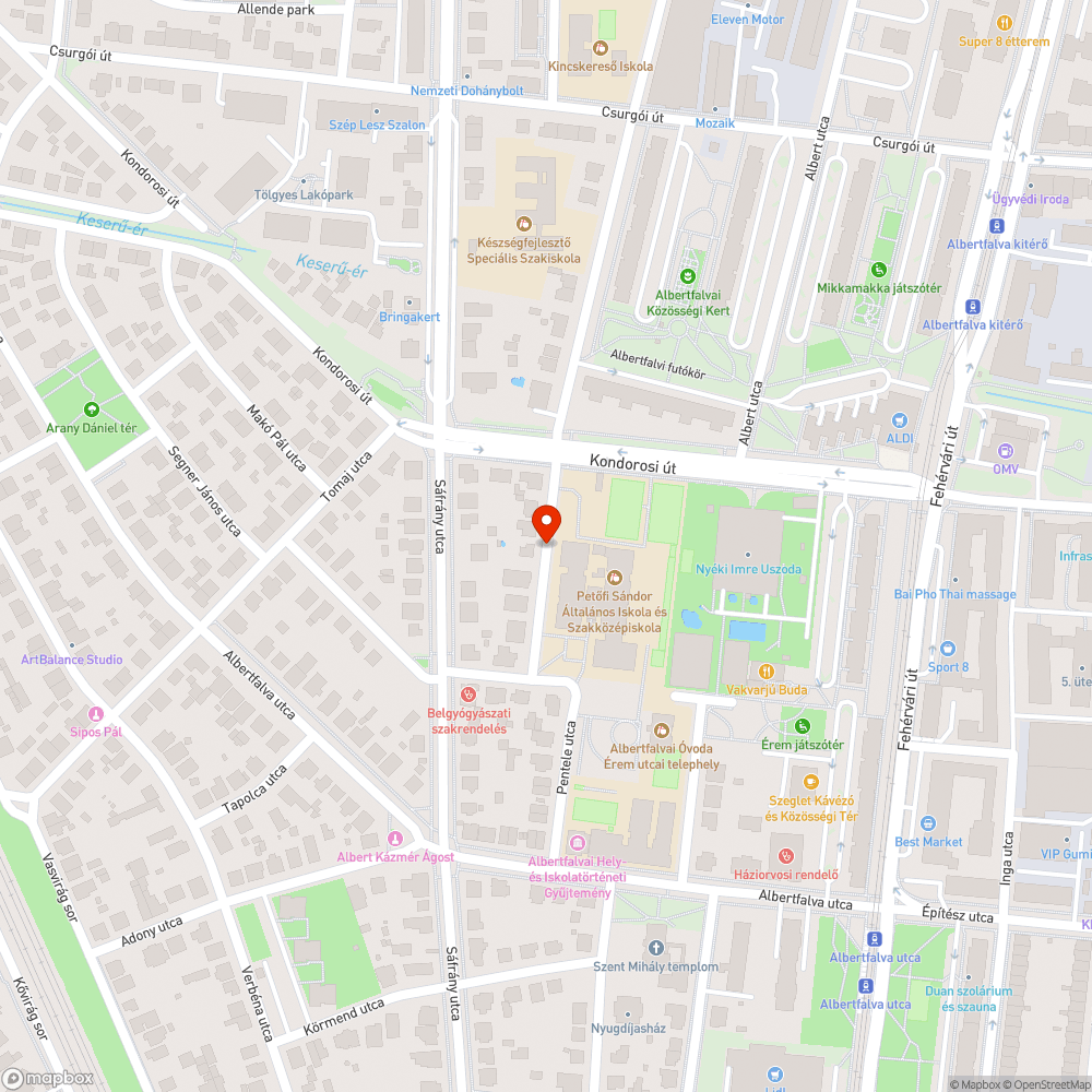 Rendezetlen közterület bejelentés helye