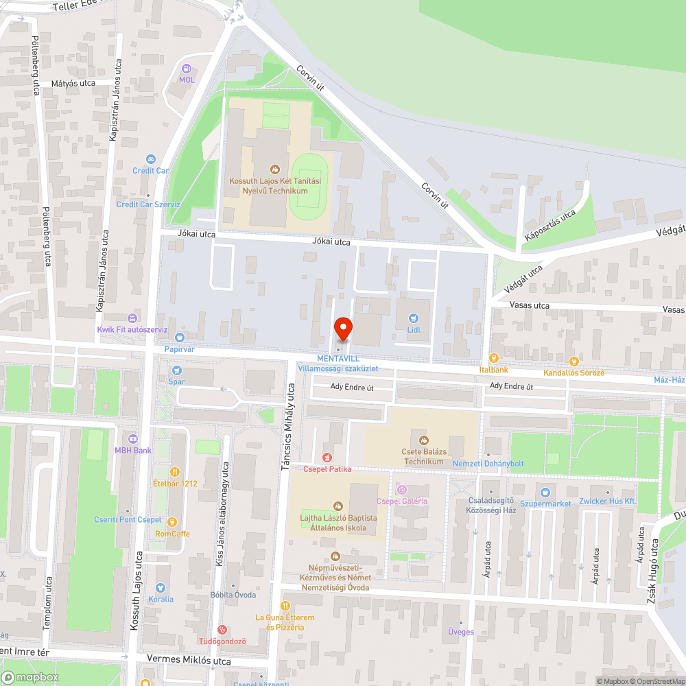 Problémás tábla bejelentés helye