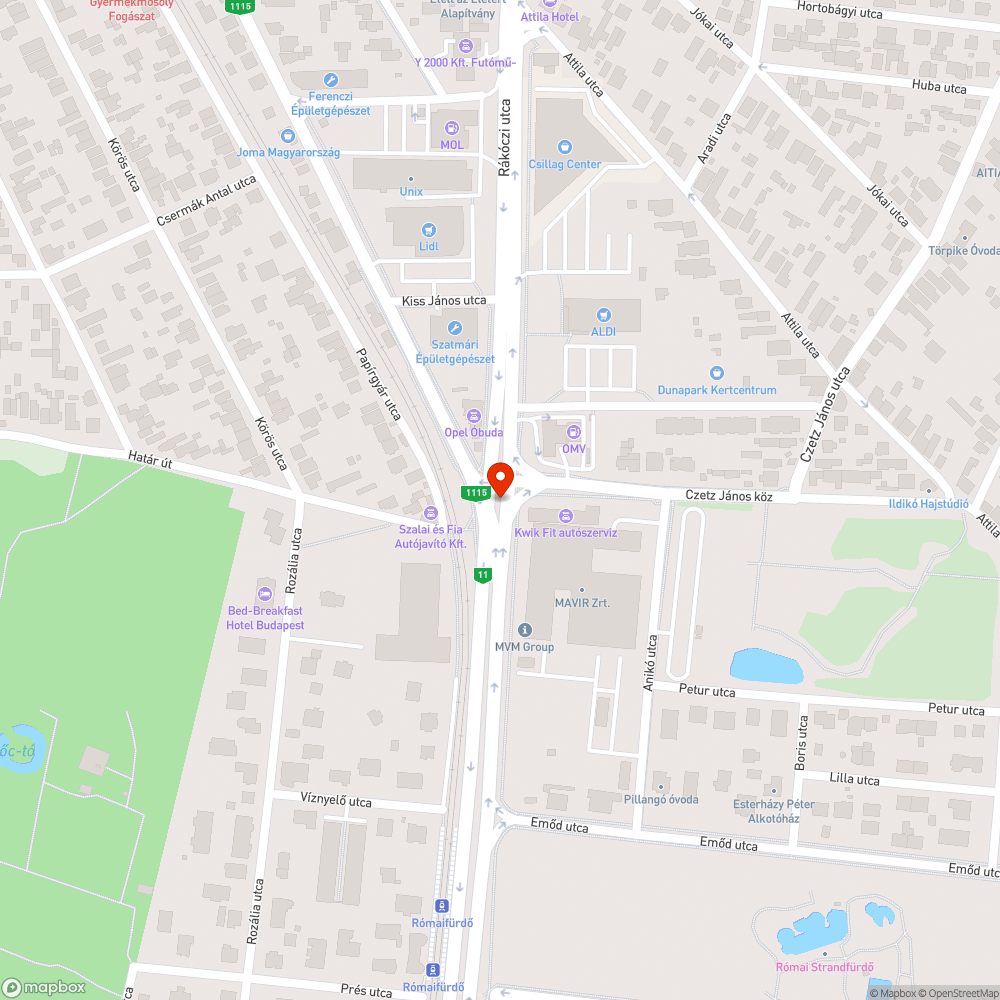 Lepukkant gazos középsziget bejelentés helye