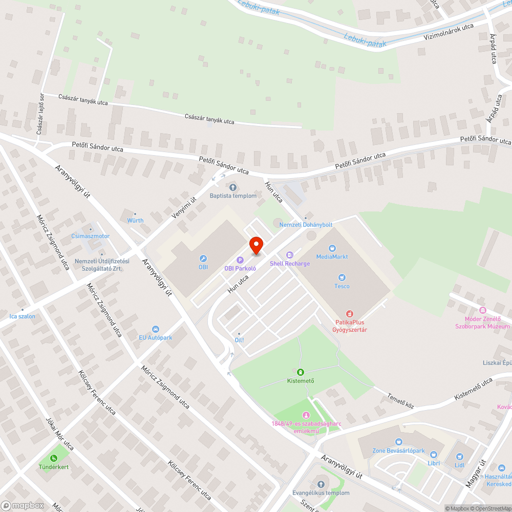 MRP052 bejelentés helye