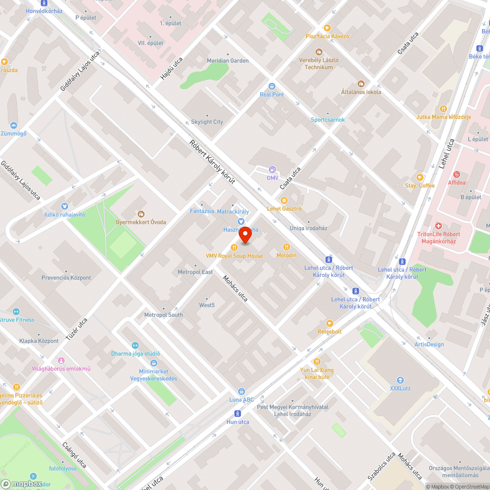 Nem világít az utcai lámpa bejelentés helye