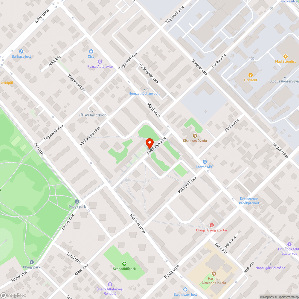 Kidőlt szemetes bejelentés helye