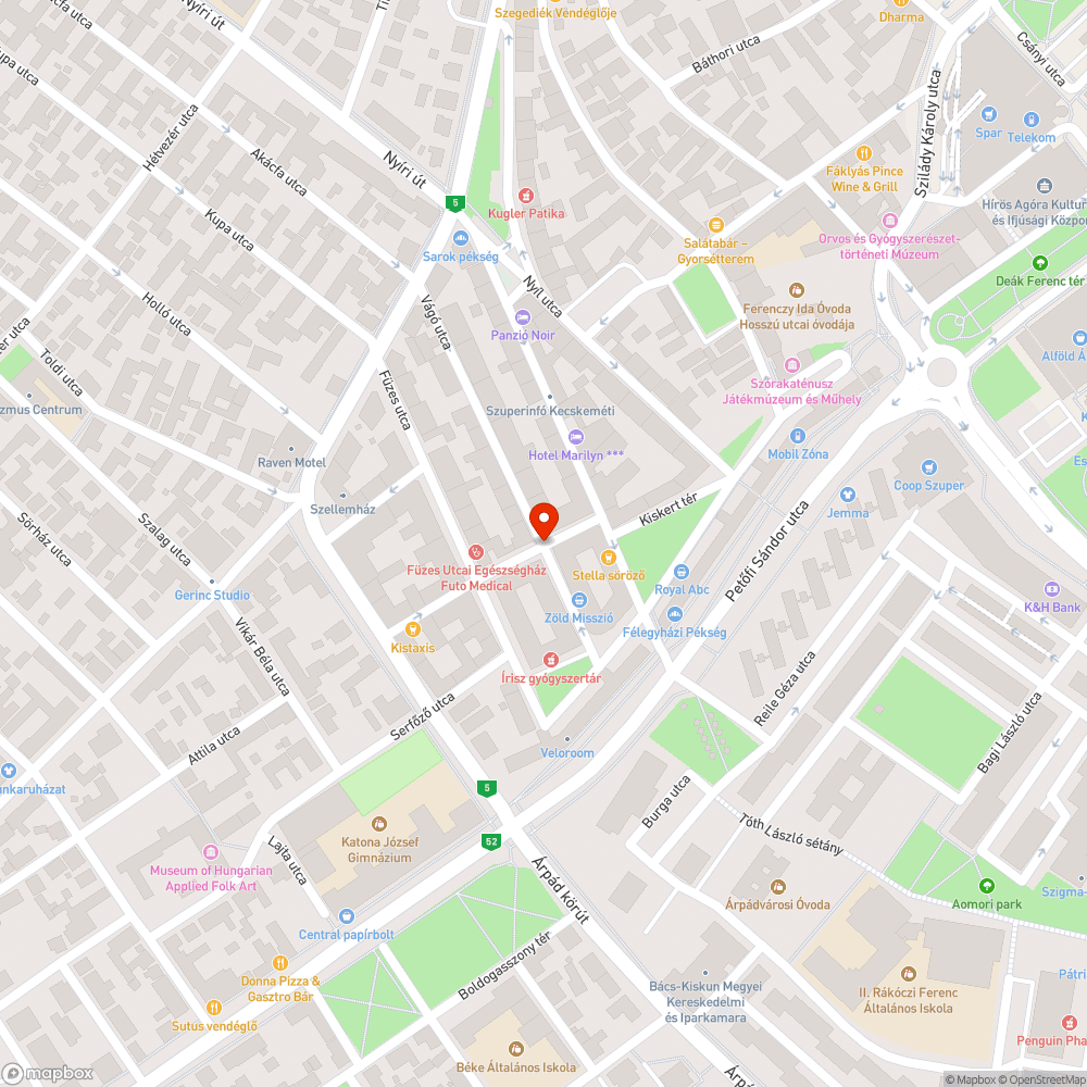 Rossz útburkolat bejelentés helye