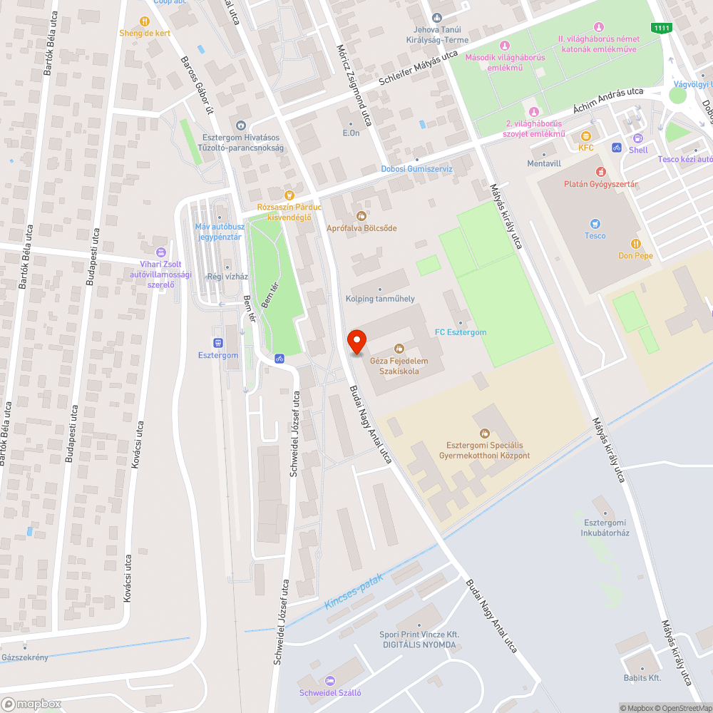 Üres fahely bejelentés helye