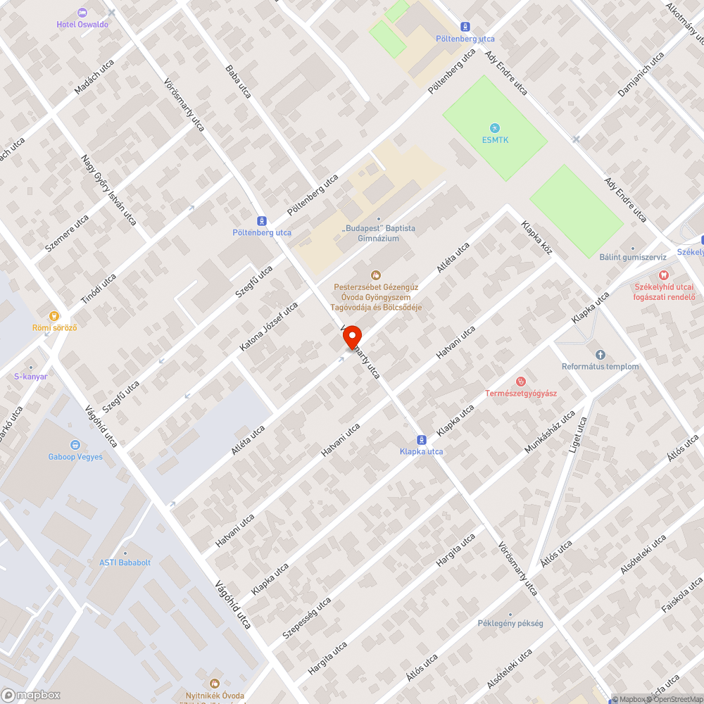 Elhagyott hús az utcán bejelentés helye