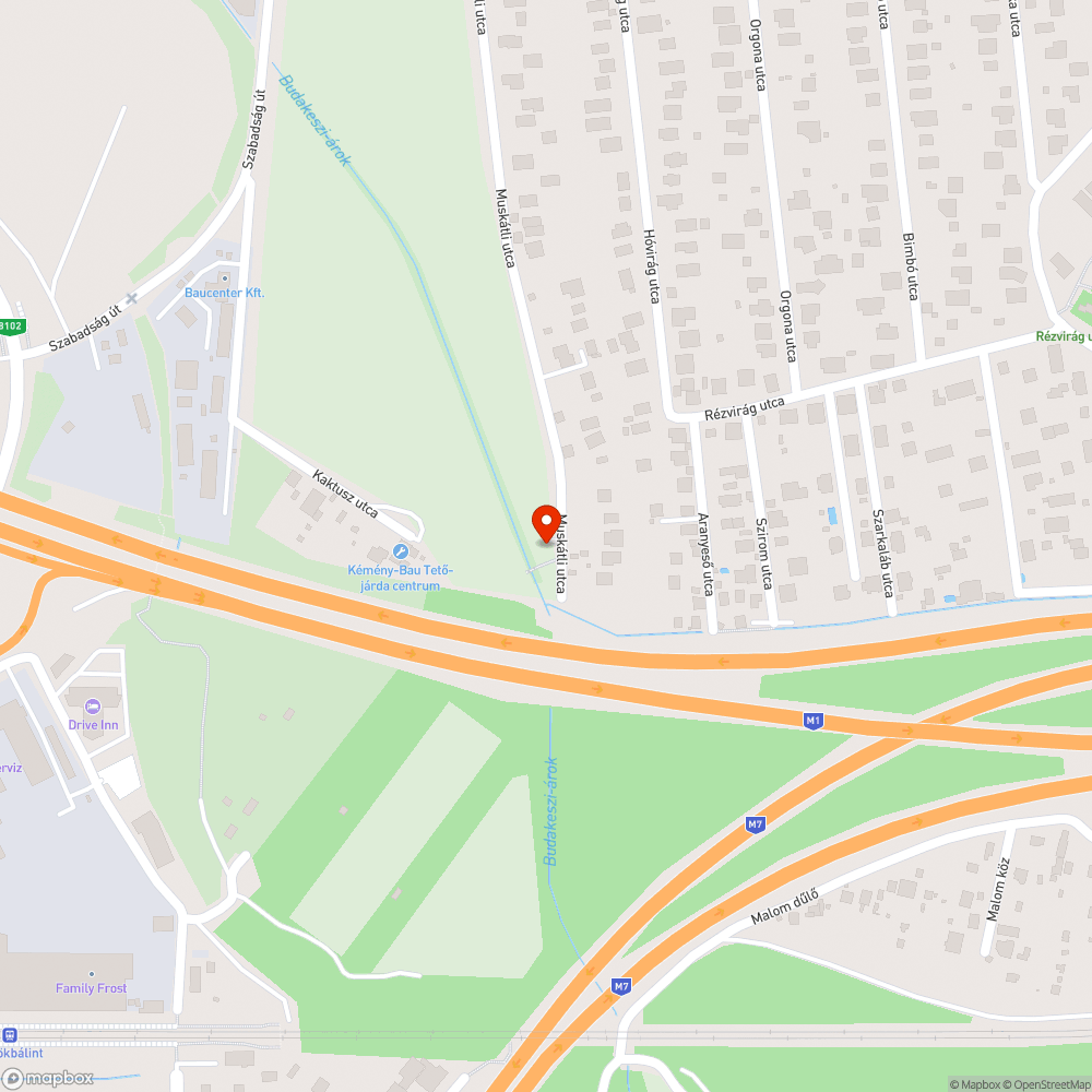 Elhagyott autó bejelentés helye