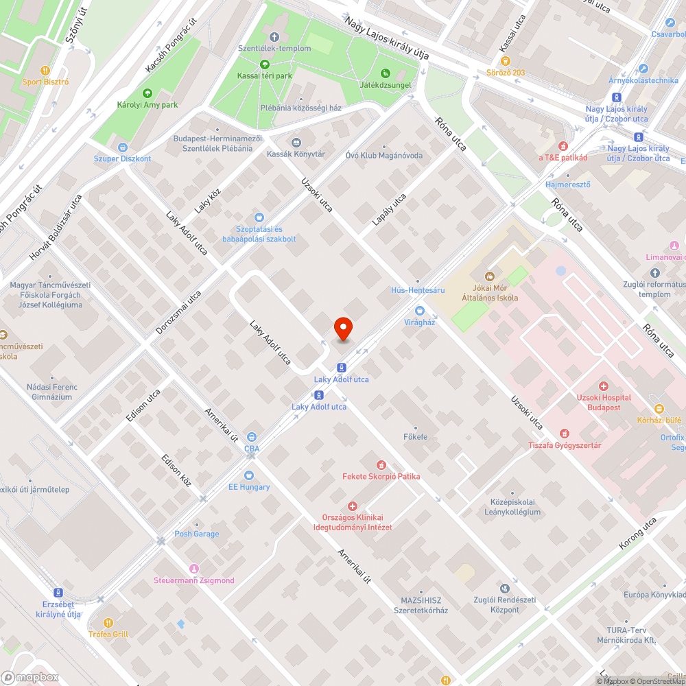 Kiszáradt fa bejelentés helye