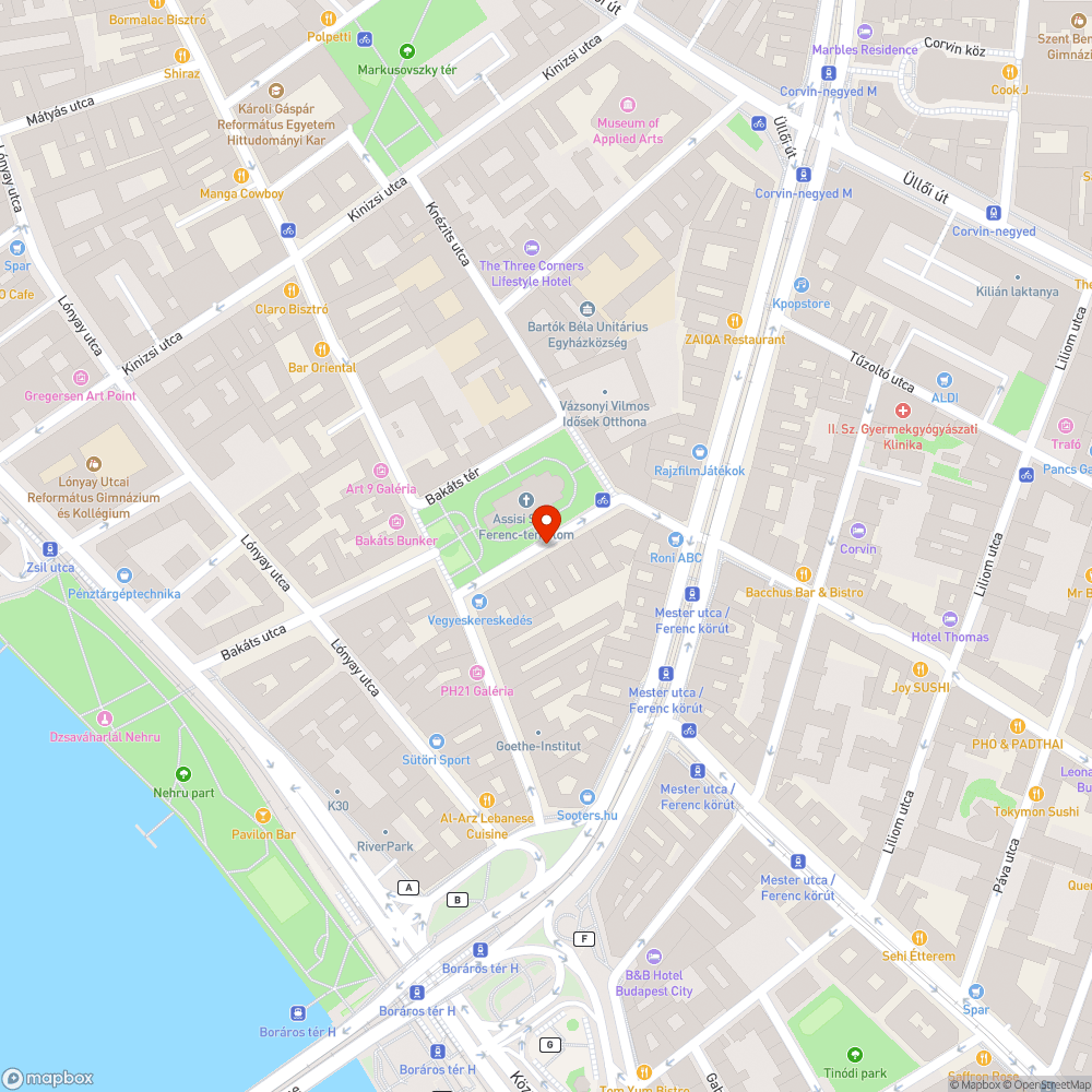 Hajlított kerítés és kerékpárparkoló bejelentés helye