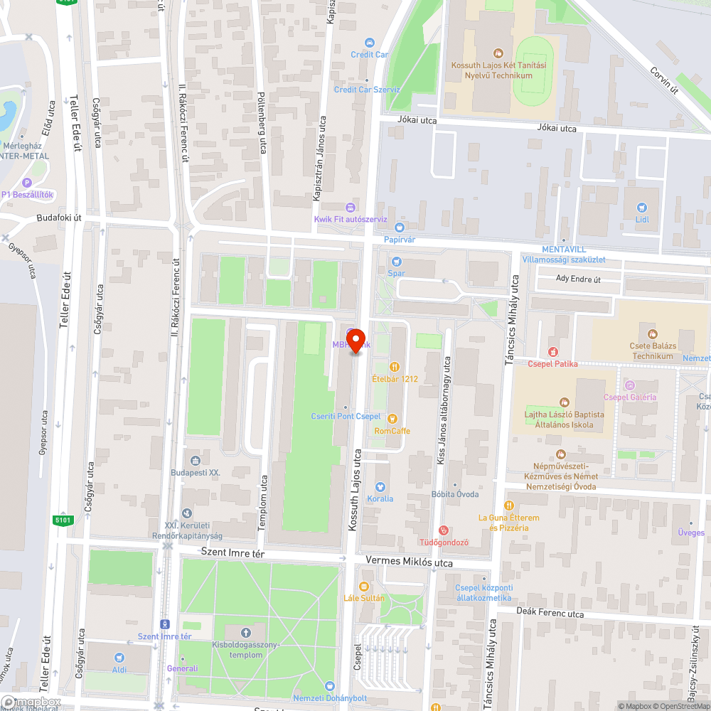 Kitört fa bejelentés helye