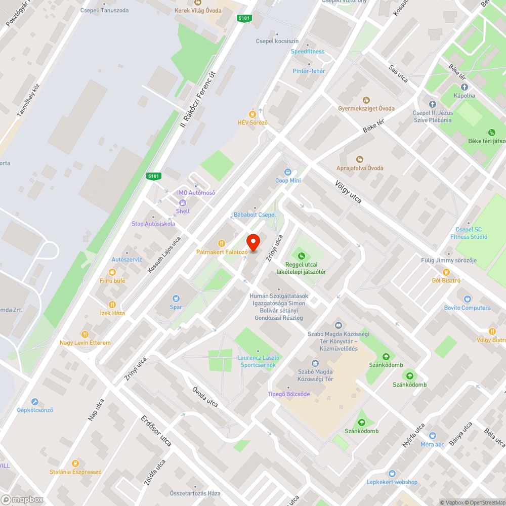 Letört faág a parkoló autók felett bejelentés helye