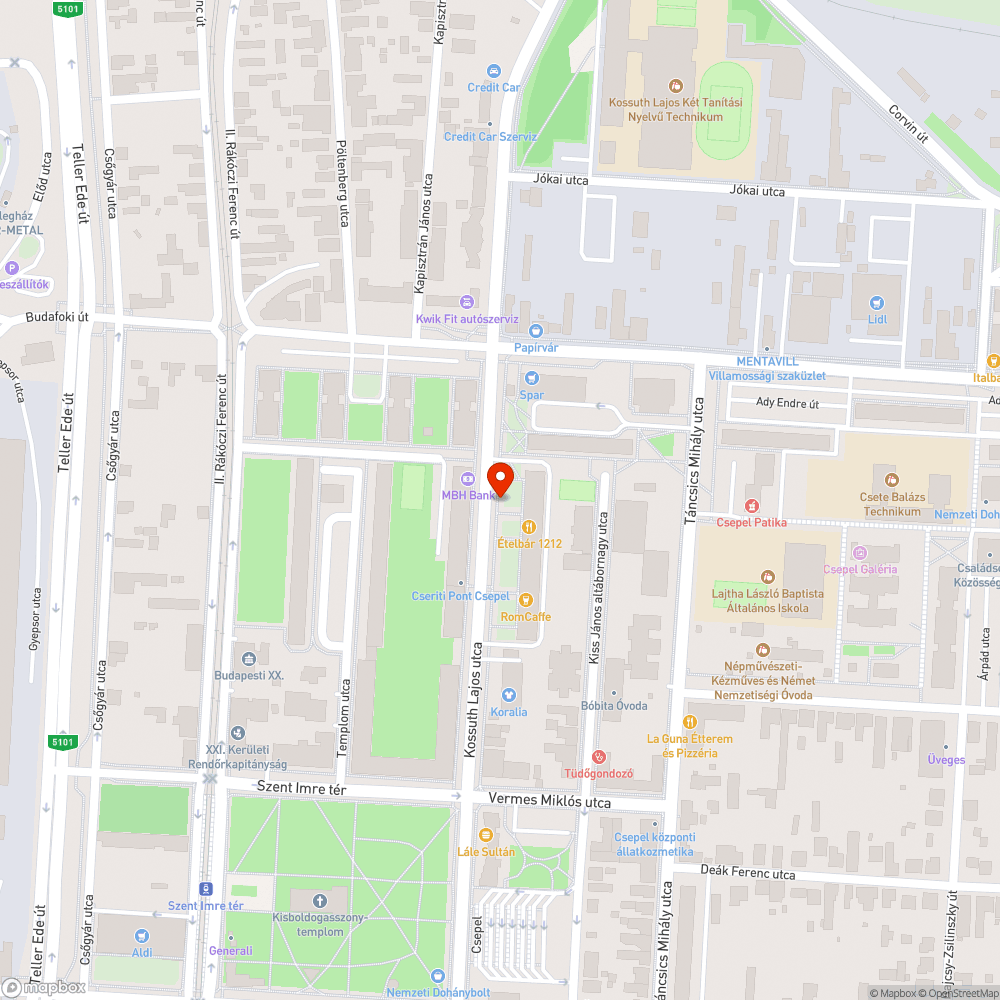 Kinőtte egy fa a helyét bejelentés helye