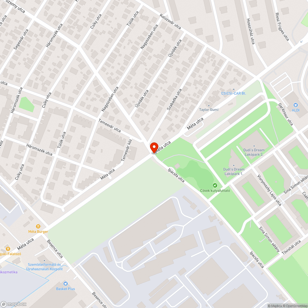 Szétmorzsolódó aknafedél bejelentés helye