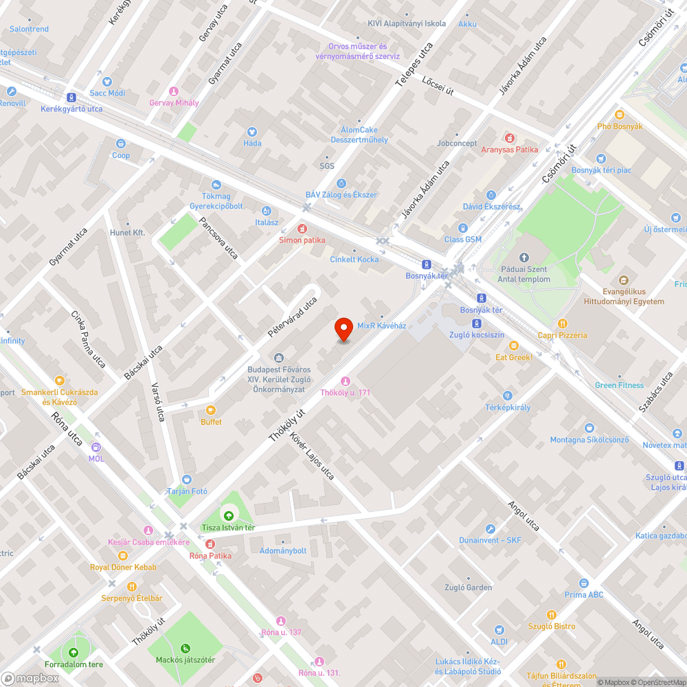 Utcán, társasház előtti földsávra való parkolás bejelentés helye