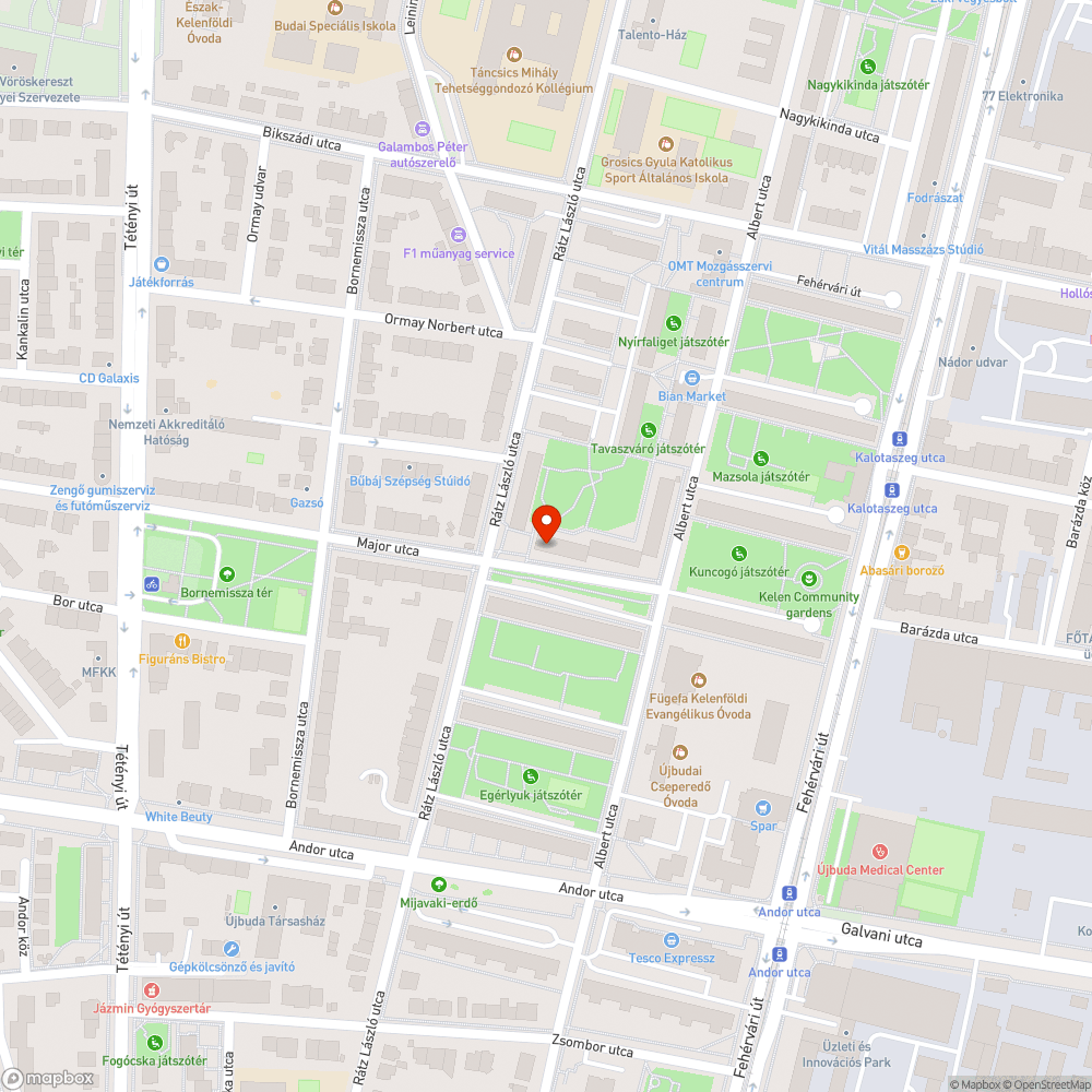 Kidőlt fa bejelentés helye