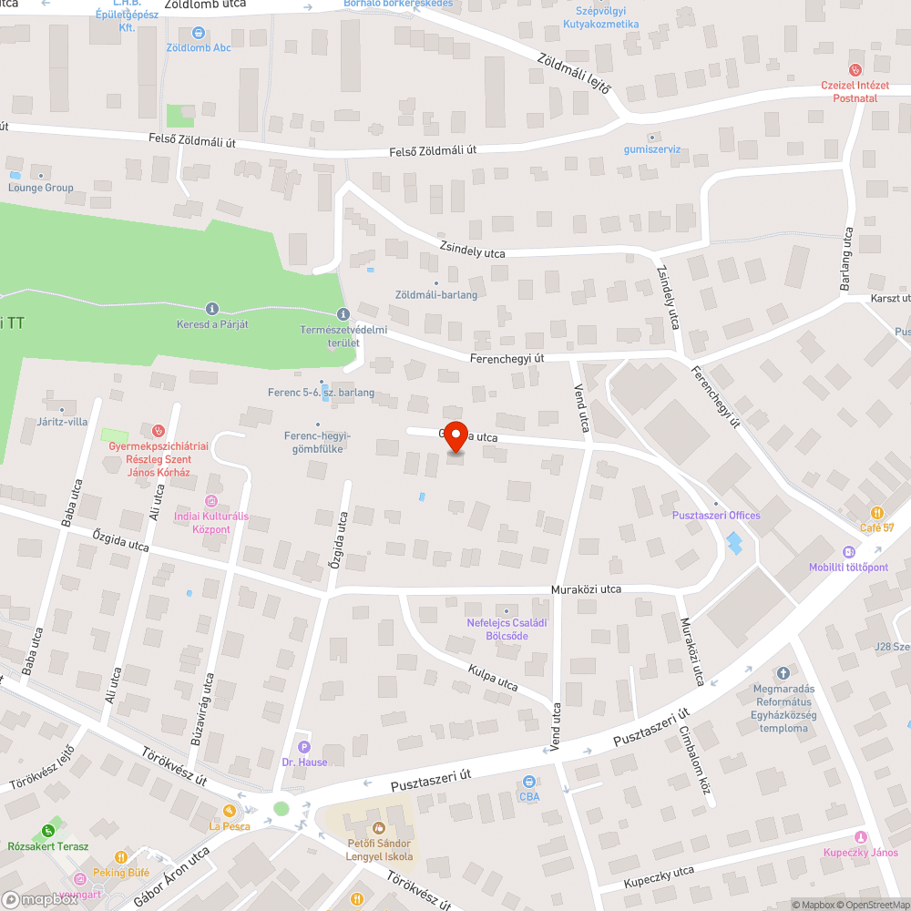 Egy szabálytalanul kialakított  gáz akna. bejelentés helye