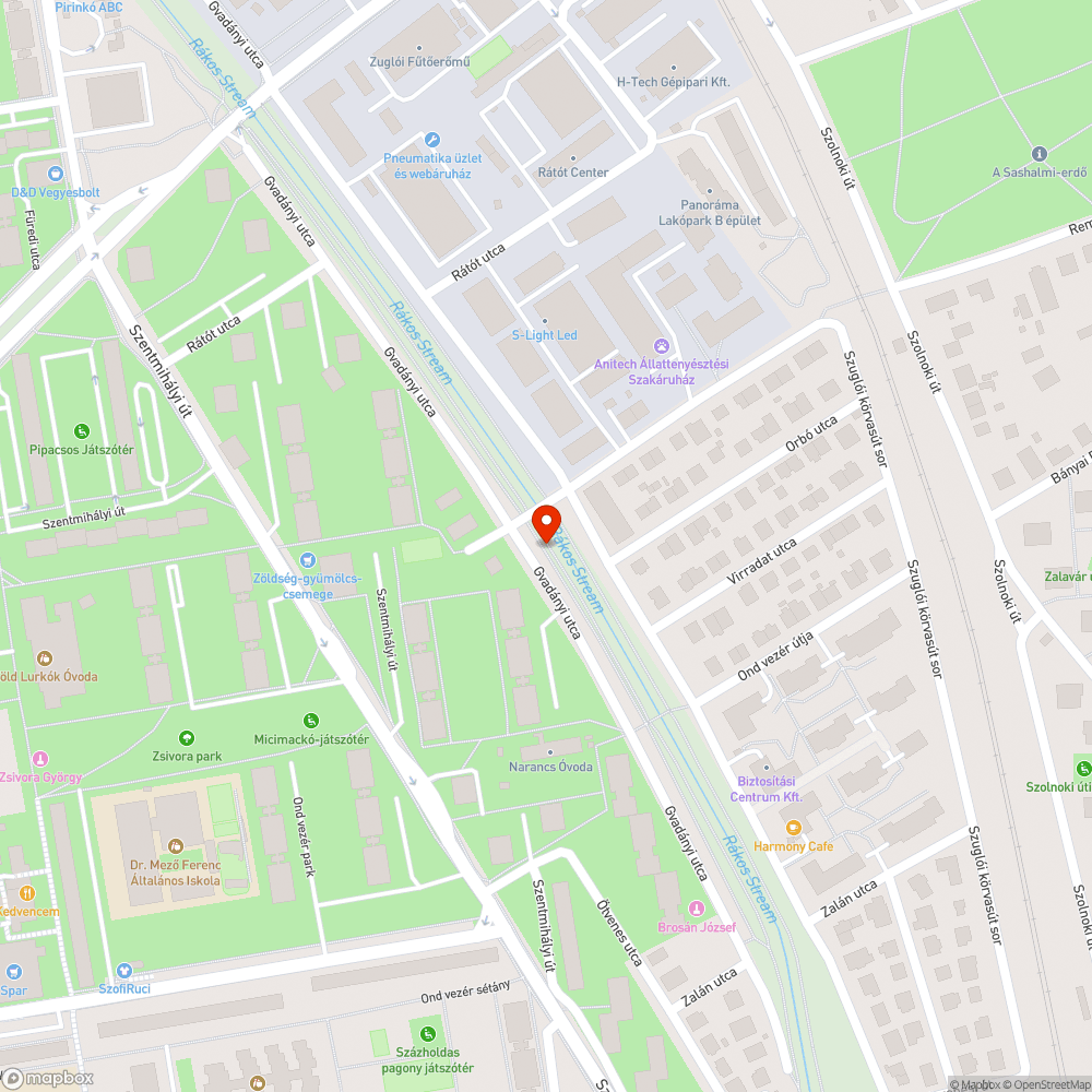 Elhagyott autó bejelentés helye