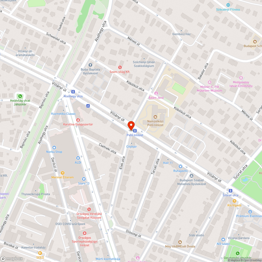 Széttört padka bejelentés helye