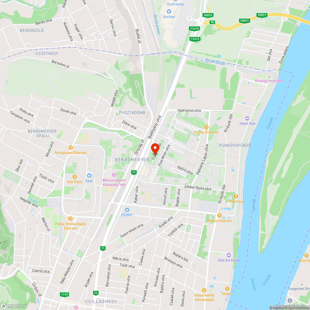 Halott fa bejelentés helye