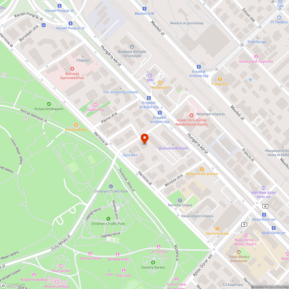 Elhagyott jármű bejelentés helye