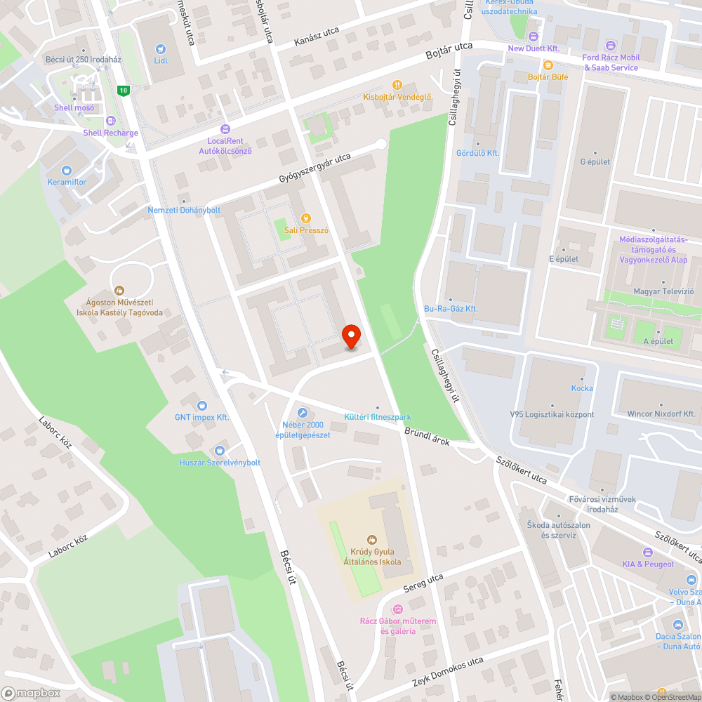 Letört ágak, elszáradt fa bejelentés helye