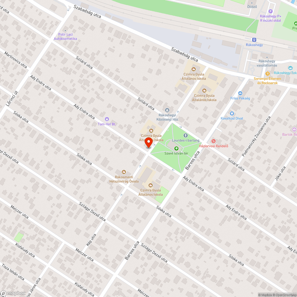 Kidöntött tábla, terelő oszlop bejelentés helye