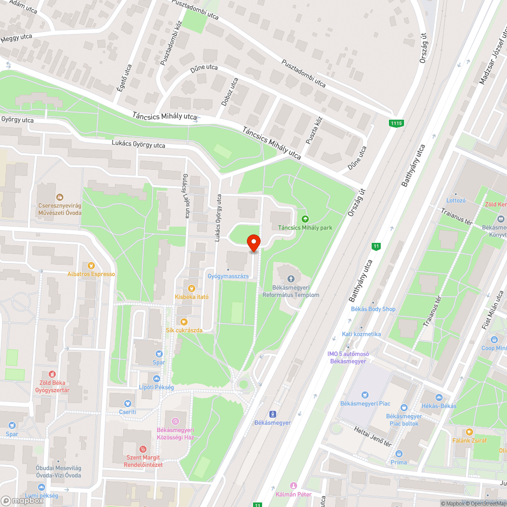 Elhagyott Rover bejelentés helye