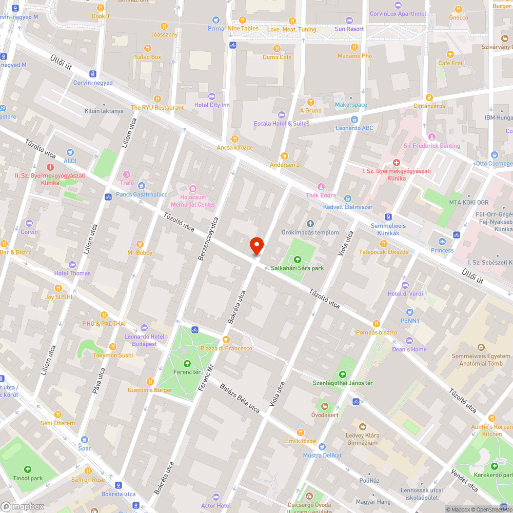 Kidöntött poller bejelentés helye