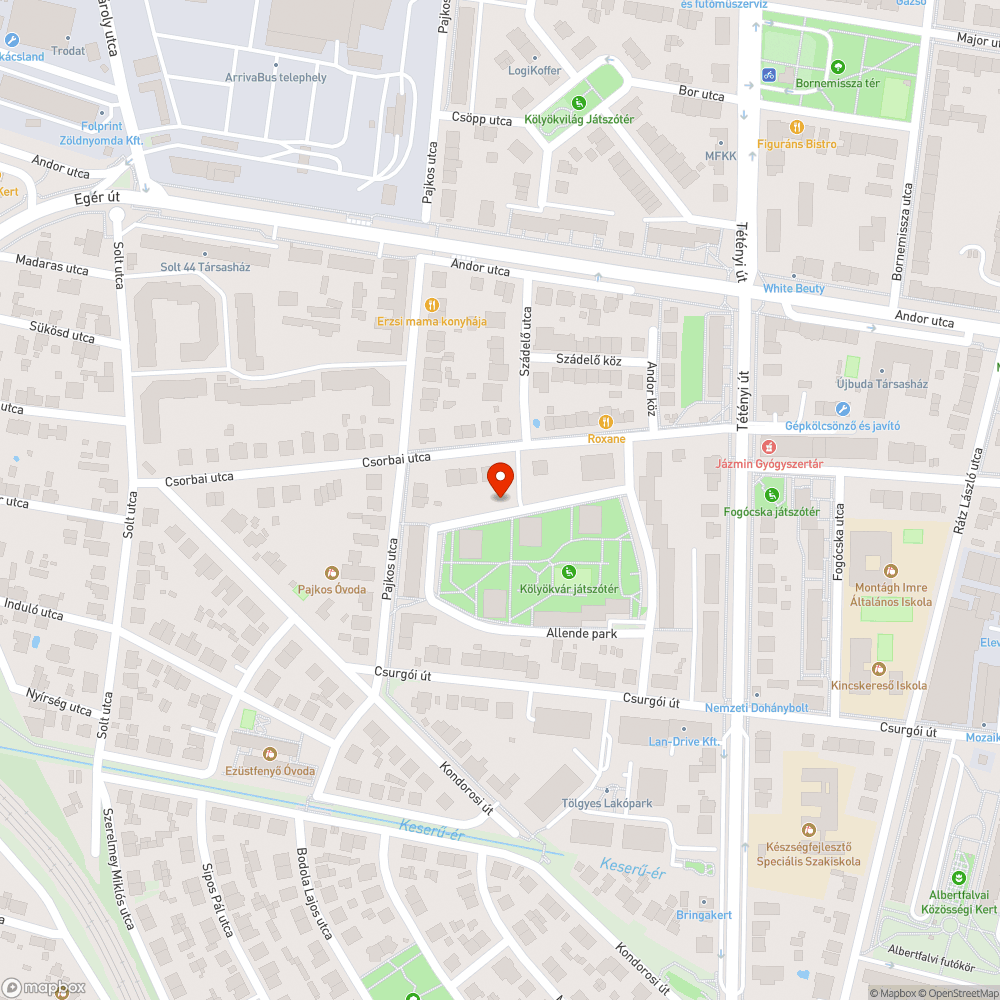 Roncsautó bejelentés helye